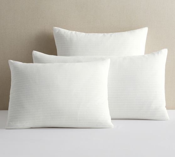 European Striped Dobby Linen Sham Pottery Barn