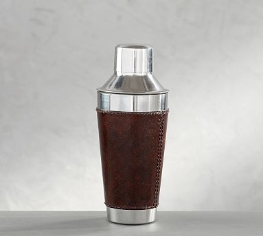 Leather Wrapped Cocktail Tumbler