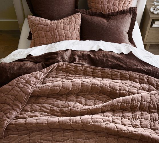 Get the Look Warm Tones Bedding Pottery Barn