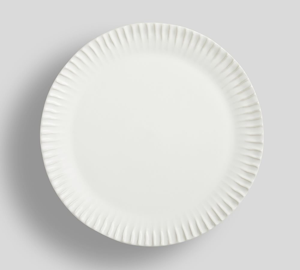 Ridge Textured Stoneware Salad Plates | Pottery Barn