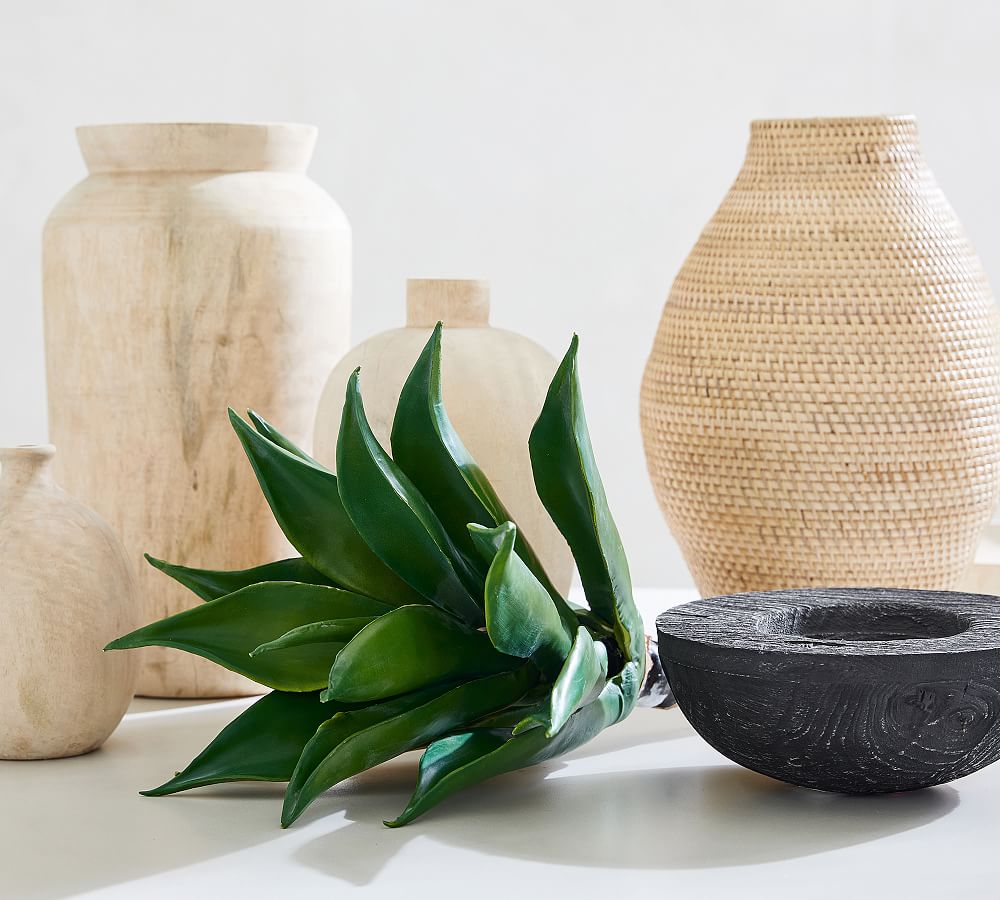 Faux Agave Head Stem Pottery Barn