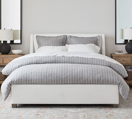 York Upholstered Platform Bed | Pottery Barn