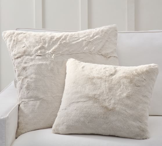 Faux Fur Ombre Pillow Cover | Pottery Barn