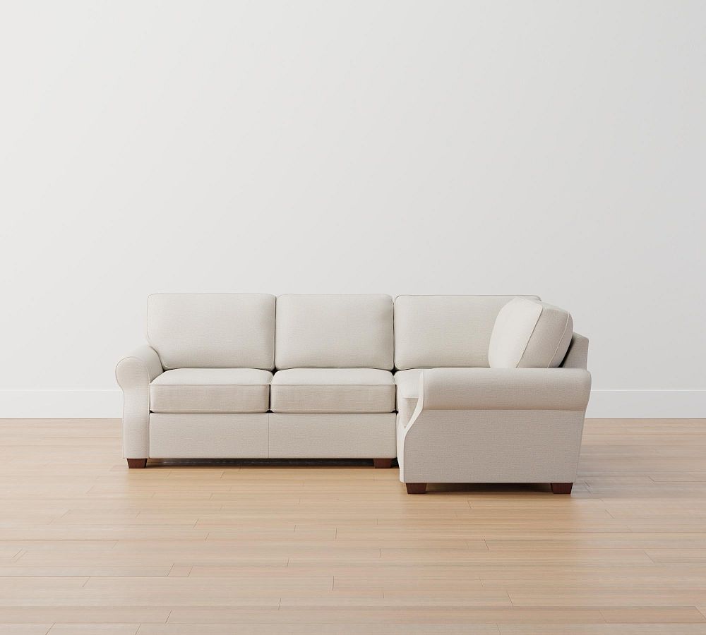 Fremont Roll Arm 3-Piece Sectional