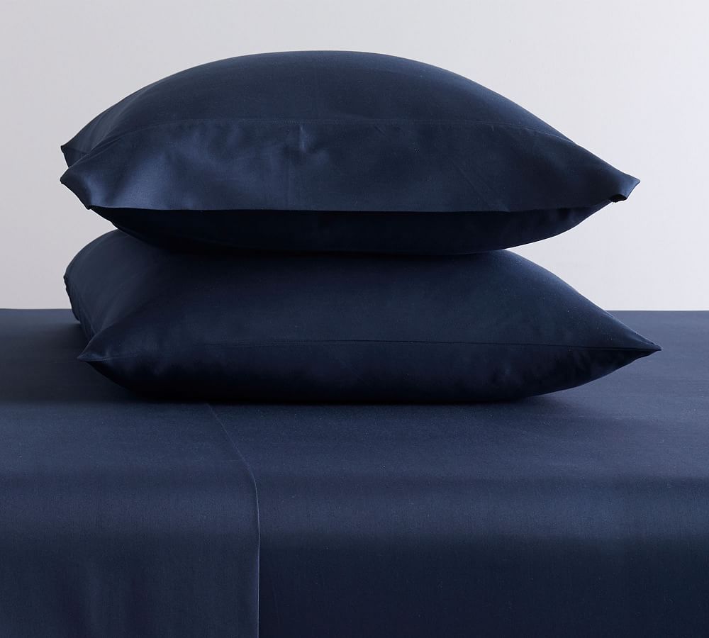 400ThreadCount Organic Percale Pillowcases Set of 2 Pottery Barn