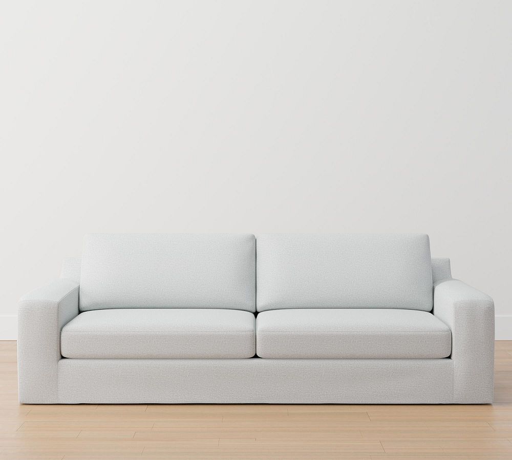 Big Sur Square Arm Slipcovered Sofa (76&quot;&ndash;105&quot;)