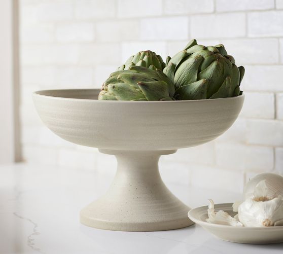 Natural Marble Fruit Bowl Without Stand - Kitchen Serving Bowl