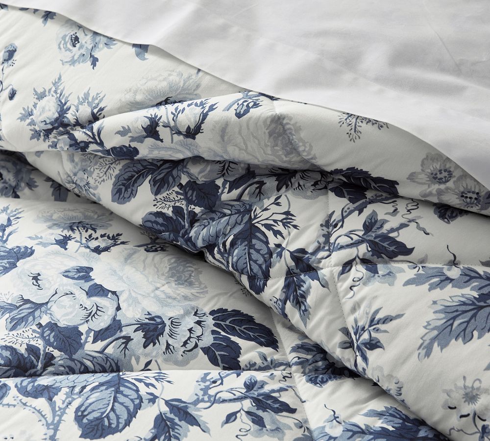 Meadow Floral Reversible Percale Comforter & Shams