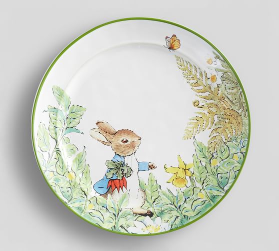 Peter Rabbit™ Stoneware 16-Piece Dinnerware Set | Pottery Barn