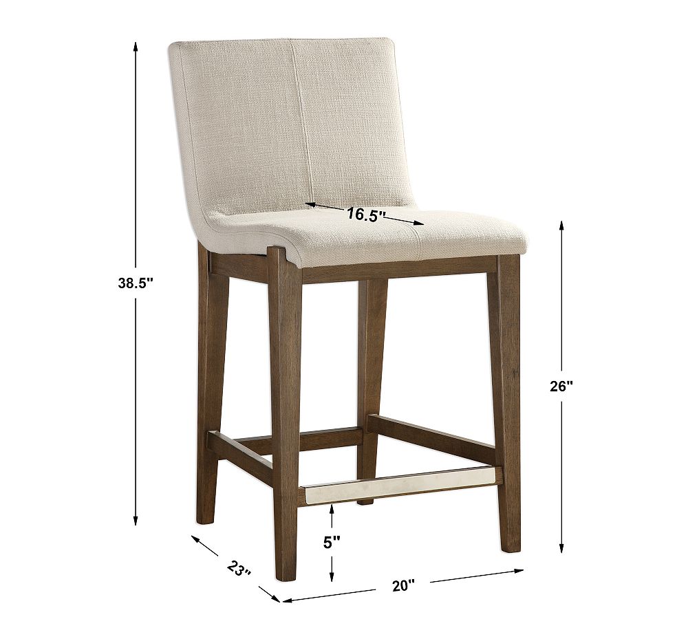 Sophia Upholstered Counter Stool 