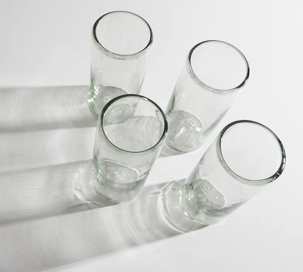 Claro Recycled Glass Drinkware Set of 4 Pottery Barn