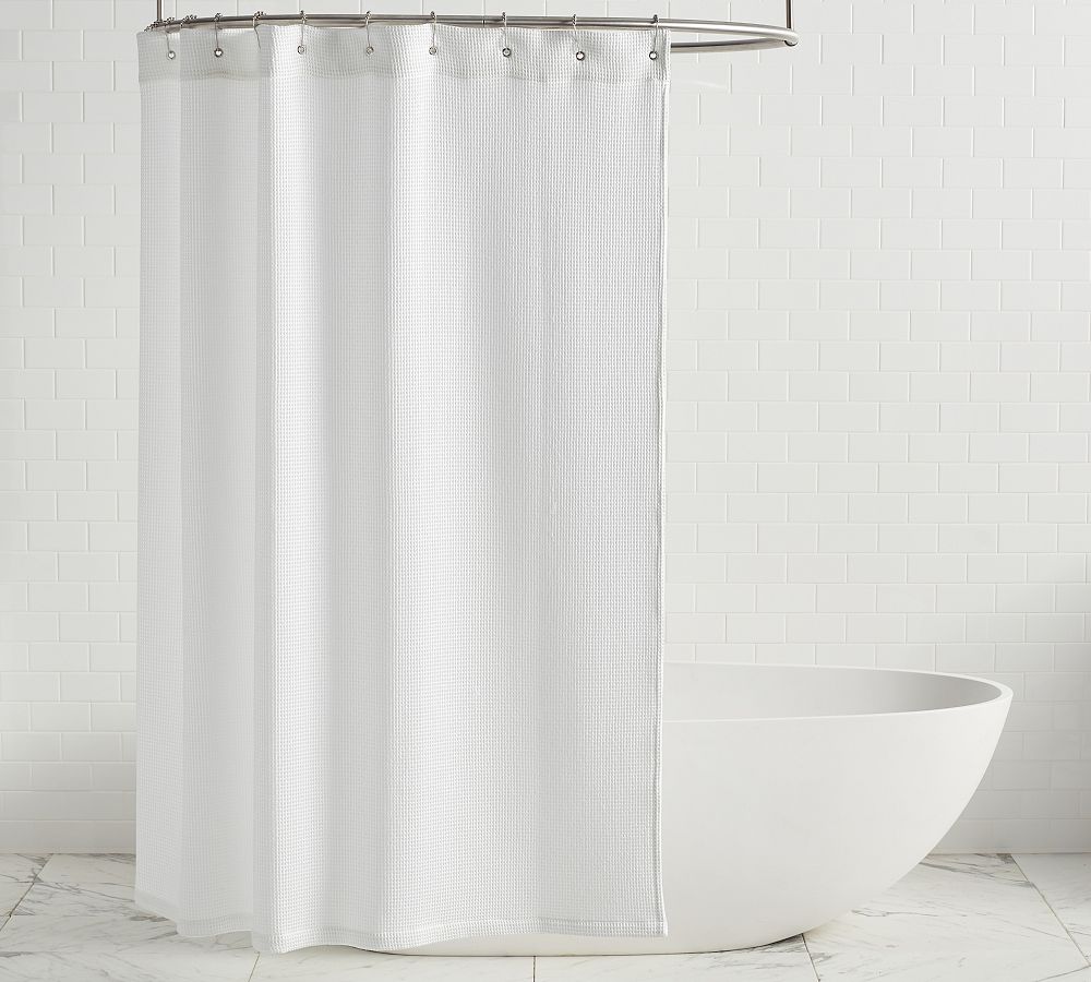 12 Seashell Shower Curtain Hooks Decorative Bath Curtain Ring Ocean Themed White