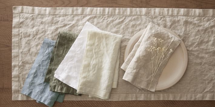 Eri Textiles Classica linen napkins, set of 6