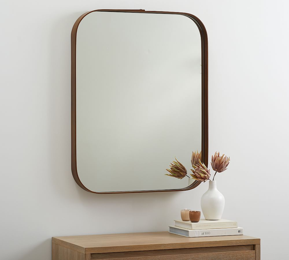 Bentley Rounded Rectangle Wall Mirror Pottery Barn