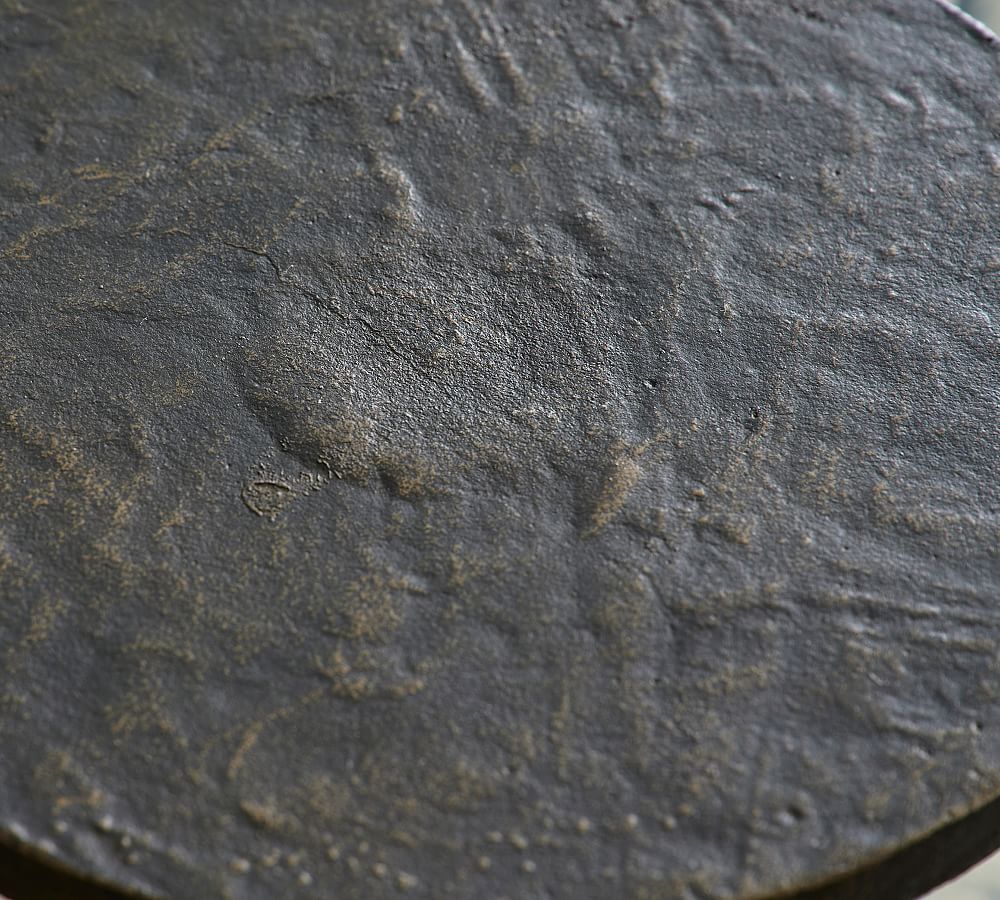 Bodhi Round Metal Accent Table Pottery Barn