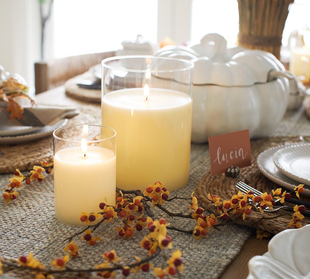 Radiance Flickering Flameless Candle Pottery Barn