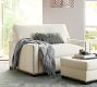 Turner Square Arm Twin Sleeper Sofa with Memory Foam Mattress (55&quot;)