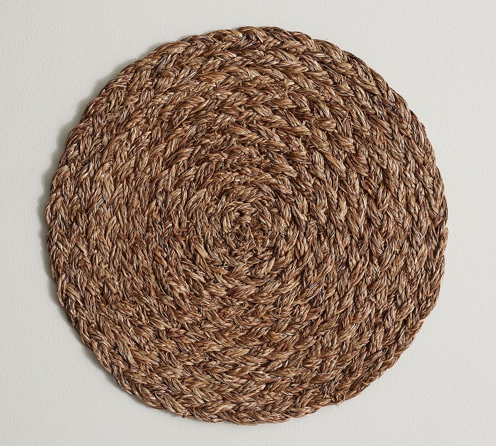Braided Abaca Charger Plates - Set of 4