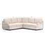 PB English Arm 3-Piece L-Shaped Sectional (107&quot;)