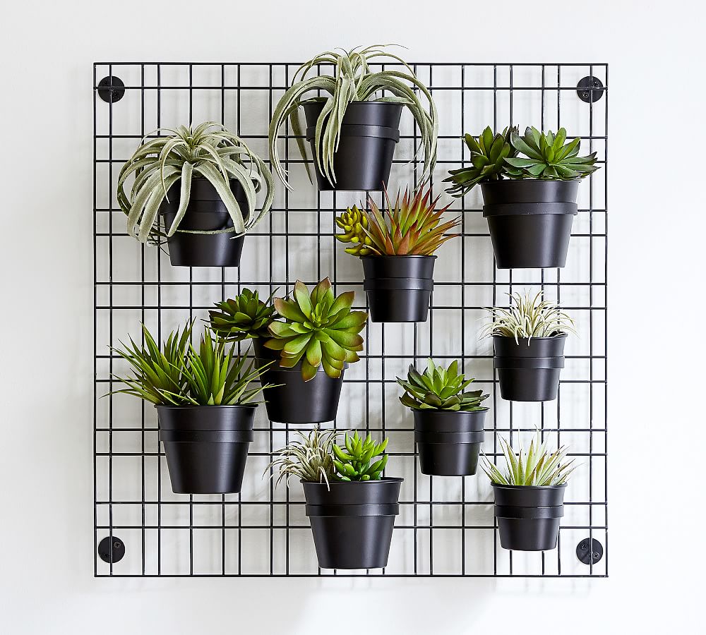 Indoor/Outdoor Garden Wall Grid Pottery Barn