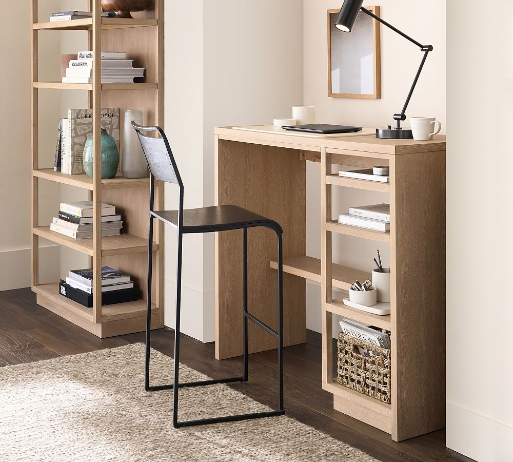 Standing Desk with Book Shelf