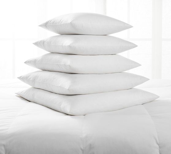 Pottery Barn Square Throw Pillow Insert 95% Feather 5% Down 22 oz 18x18  White