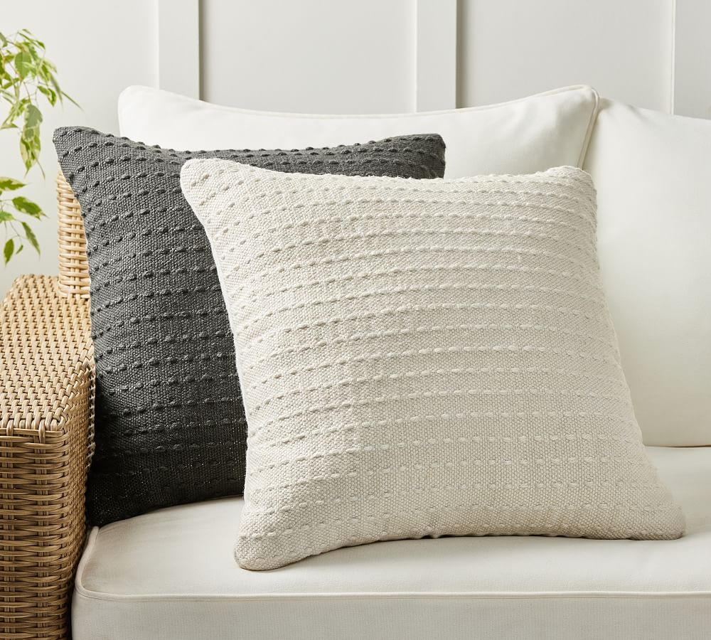 Winnet Textured Outdoor Pillow