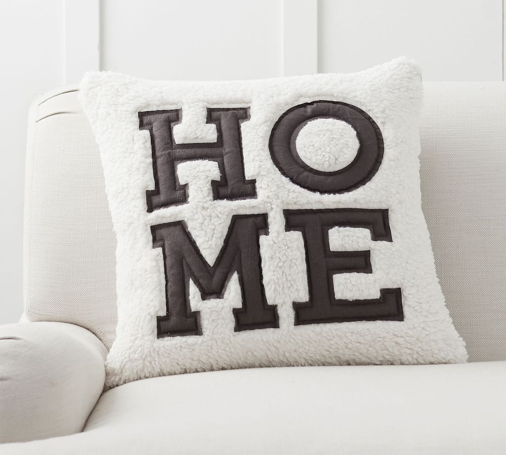 Home Sherpa Pillow Cover