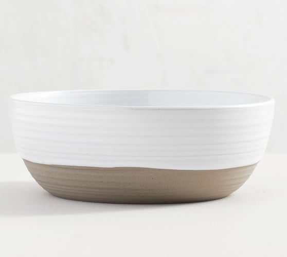 Casafina Simple Ceramic Batter Bowl with Handle, White on Food52