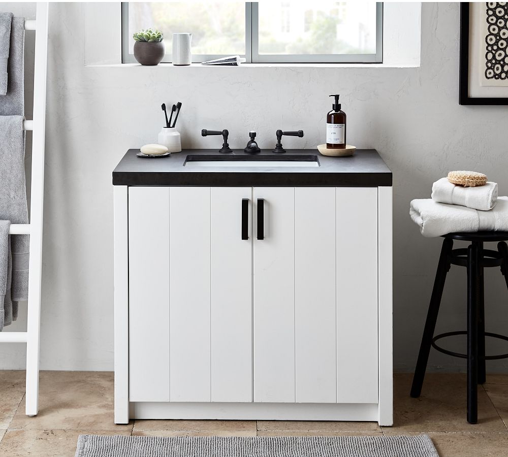 Austen 36&quot; Concrete Top Single Sink Vanity