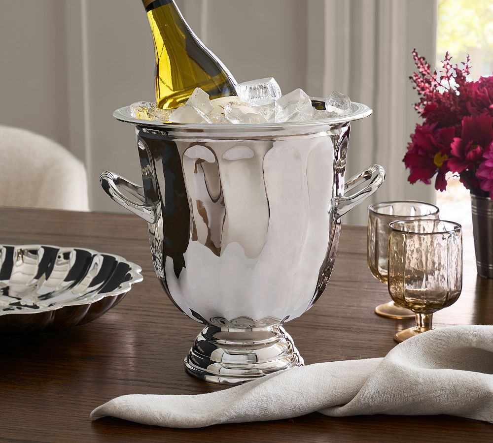 Scalloped Marble Wine Chiller