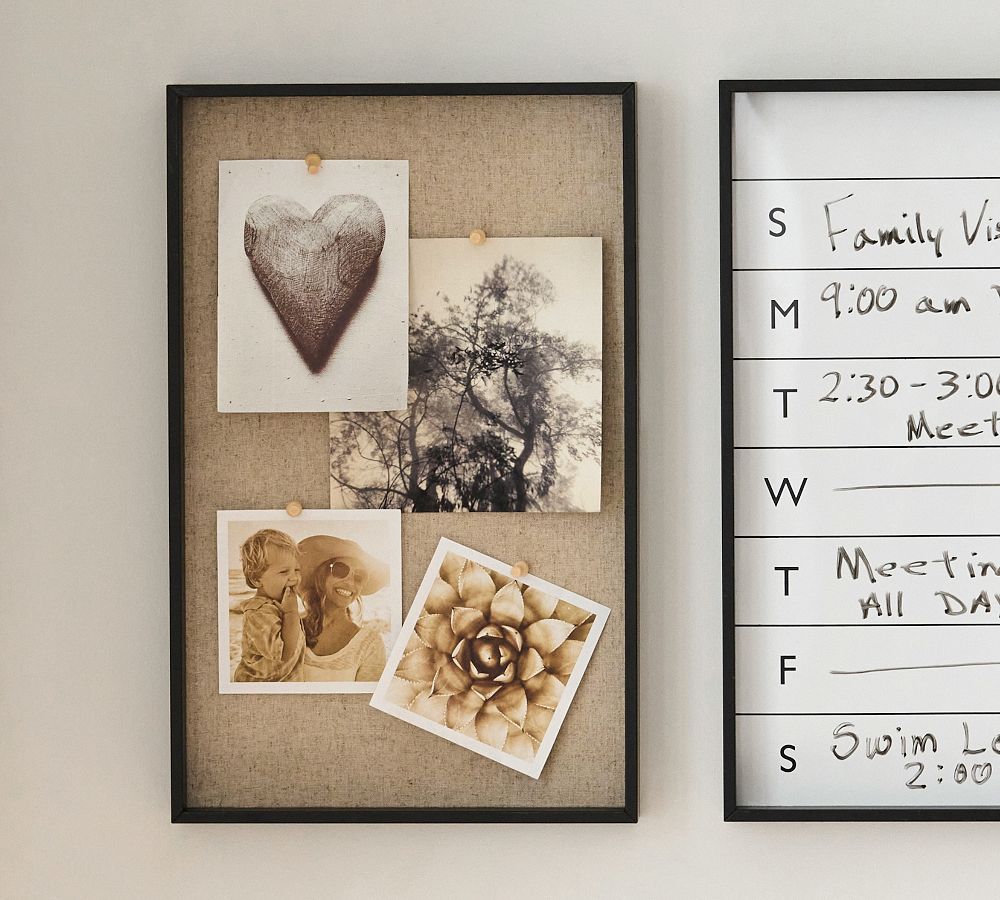 Foley Linen Pinboard Pottery Barn