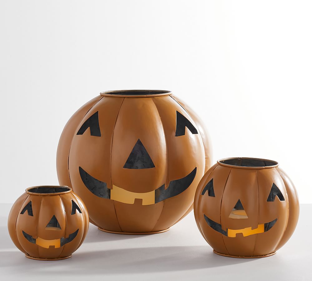 Metal JackOLantern Orange Pottery Barn
