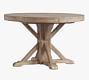Benchwright Round Pedestal Extending Dining Table (48&quot;)