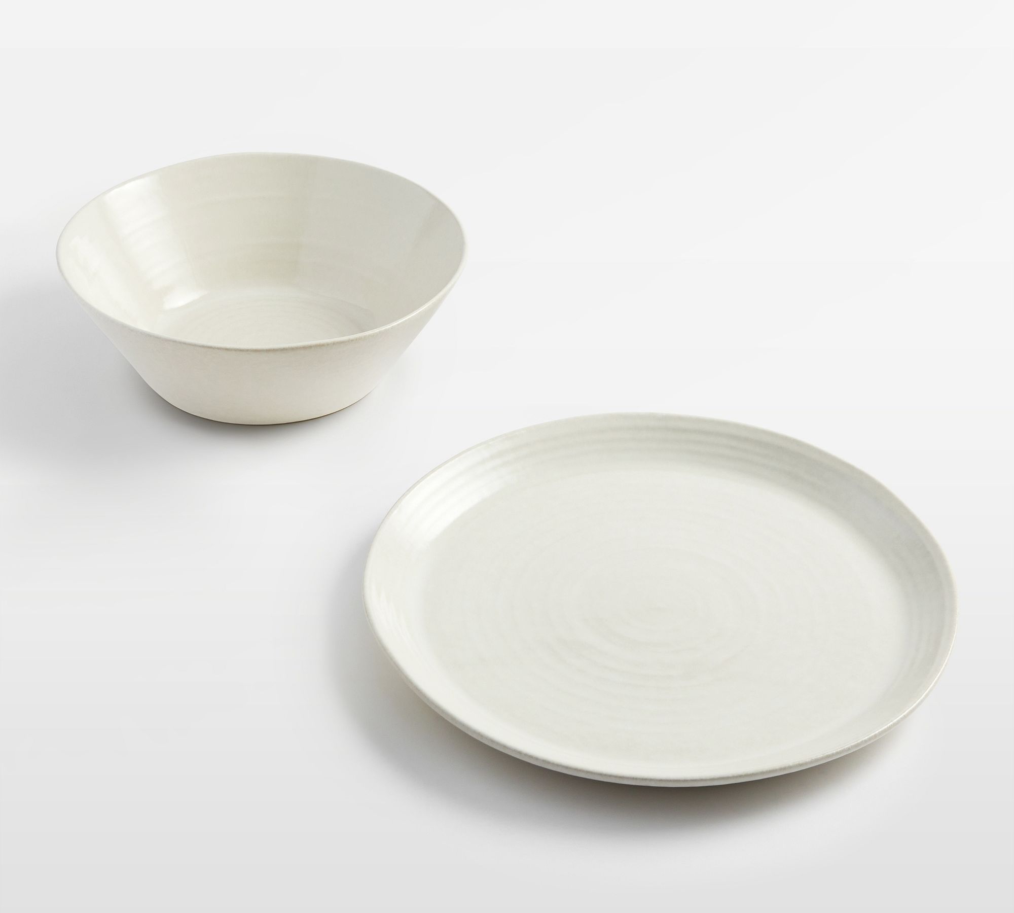 Larkin Reactive Glaze Serving Bowl & Platter
