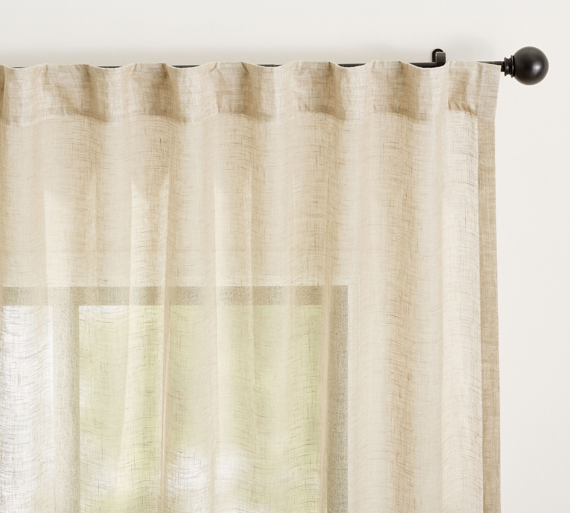 Open Box: Emery Linen Sheer Curtain