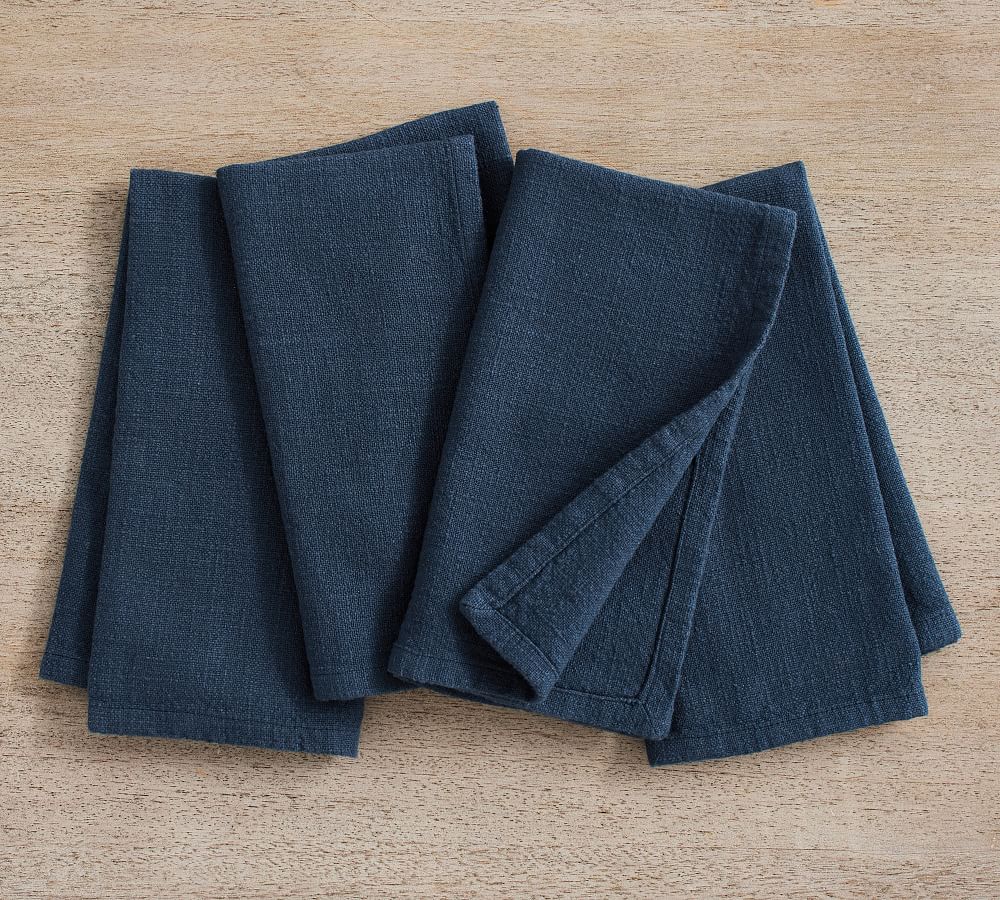 Organic Cotton Casual Napkins (Indigo)
