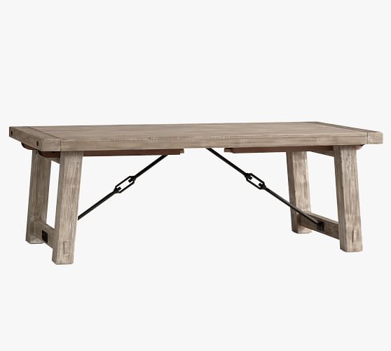 Used pottery barn benchwright table for sale new arrivals