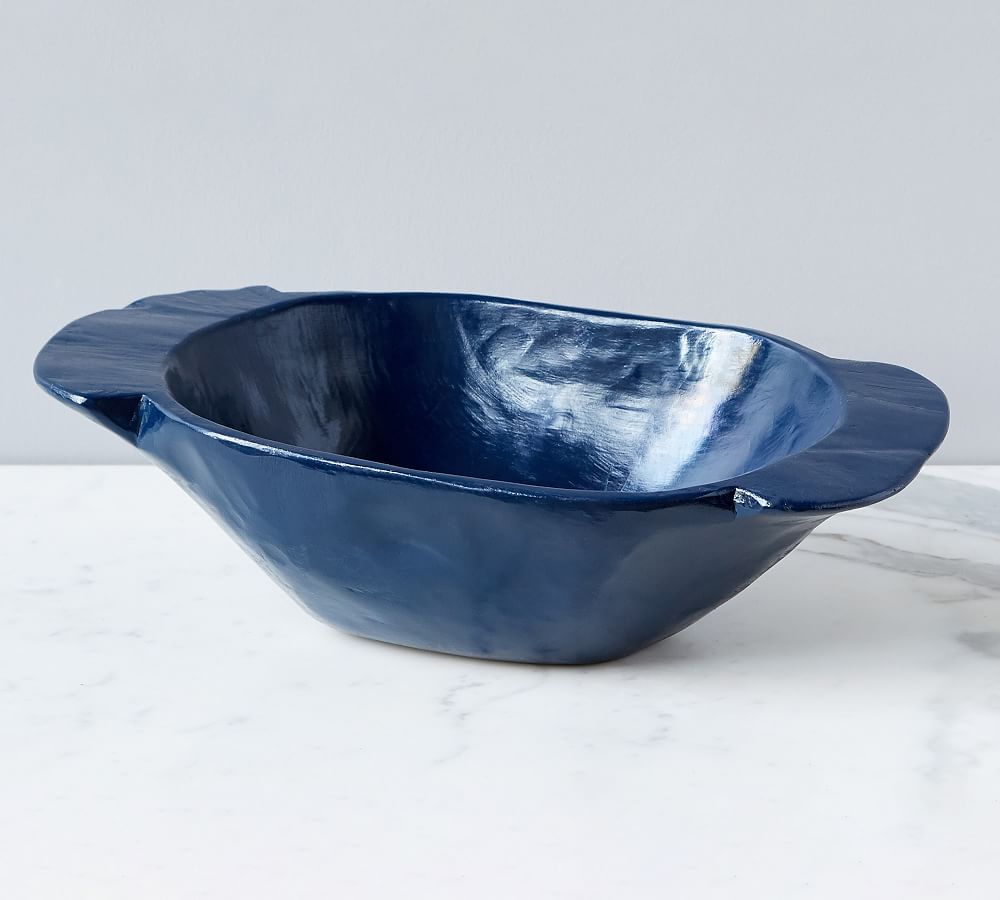 Navy Dough Bowl Pottery Barn