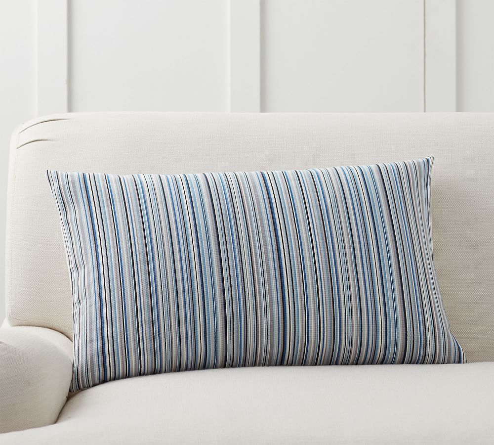 Lex Striped Reversible Lumbar Pillow Cover