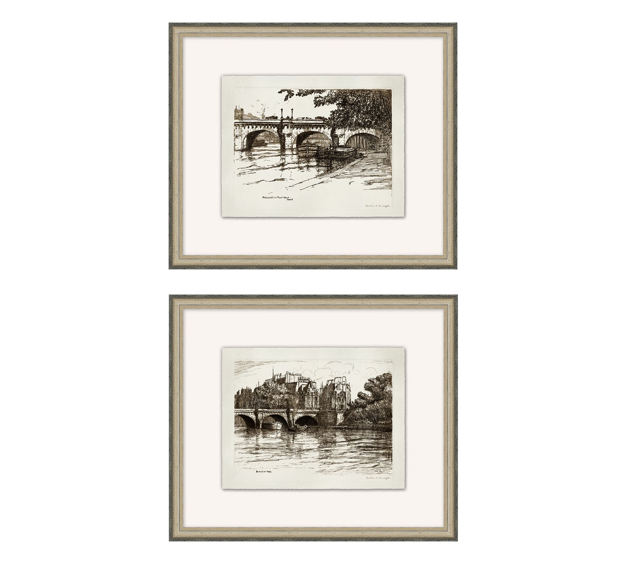 Bridges of the Seine Framed Prints
