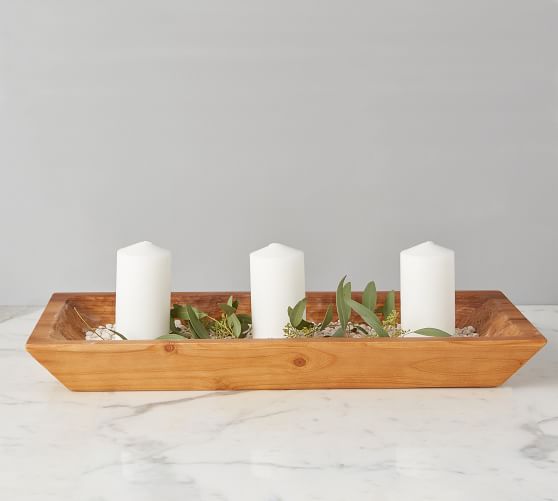 Reclaimed Wood Dough Bowl Pottery Barn