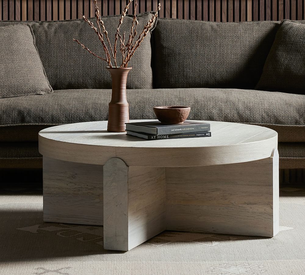 Coloma Round Storage Coffee Table