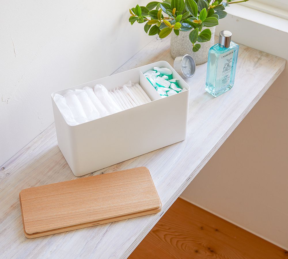 Yamazaki Wood Handle Bath Caddy