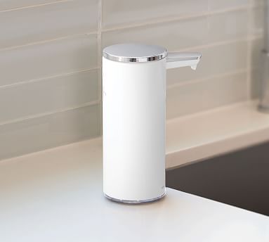 simplehuman 9 oz. Touch-Free Rechargeable Sensor Liquid Soap Pump  Dispenser, Rose Gold Stainless Steel