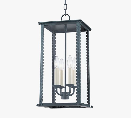 Zayd Outdoor Metal Pendant Pottery Barn