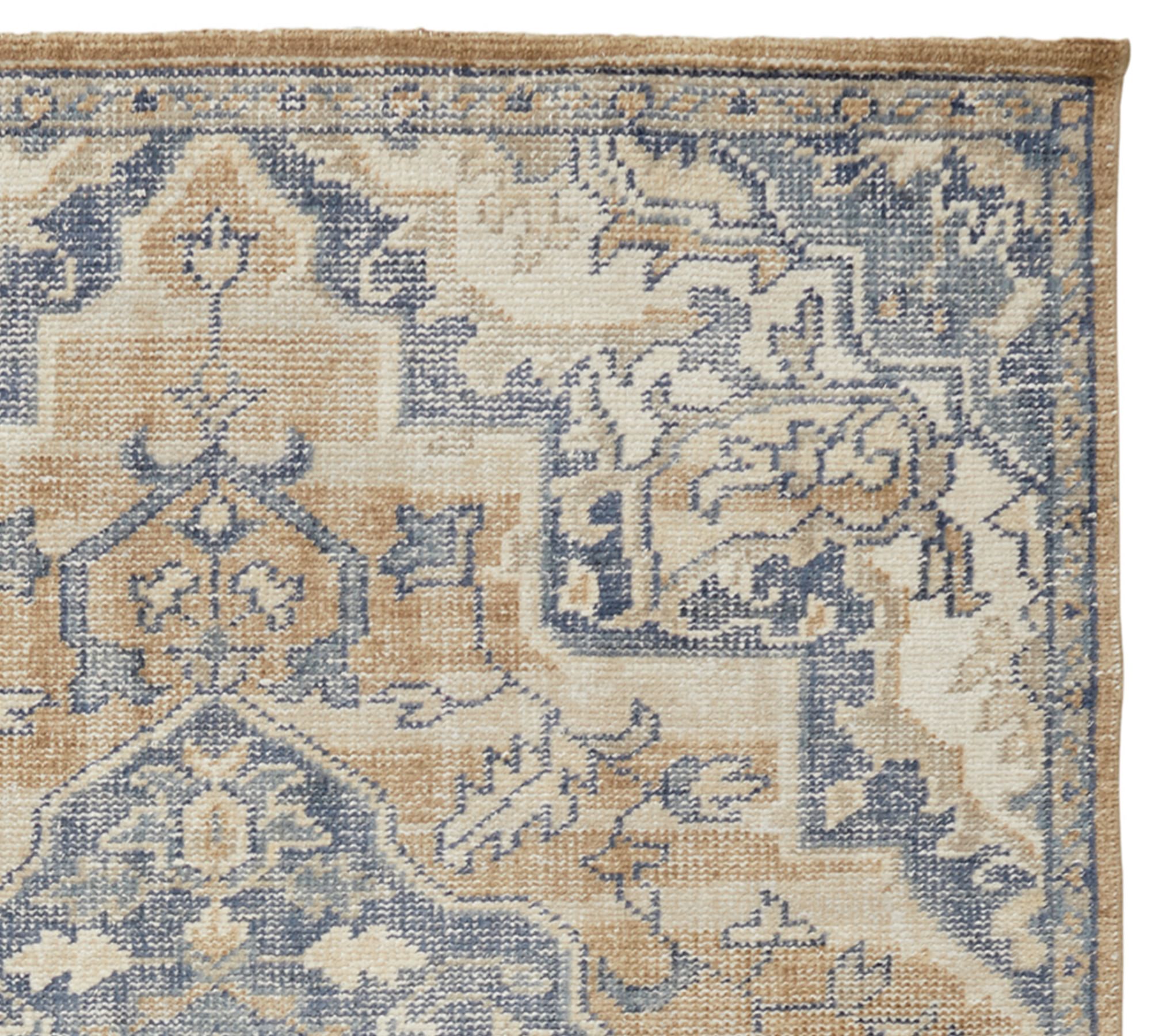 Carmela Hanknotted Rug Swatch - Free Returns Within 30 Days