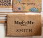 Mr. and Mr. Personalized Doormat