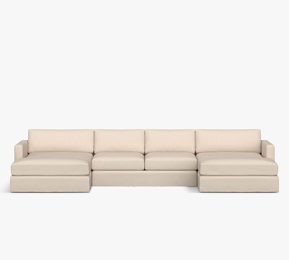 U Shaped Double Sofa Chaise Sectional