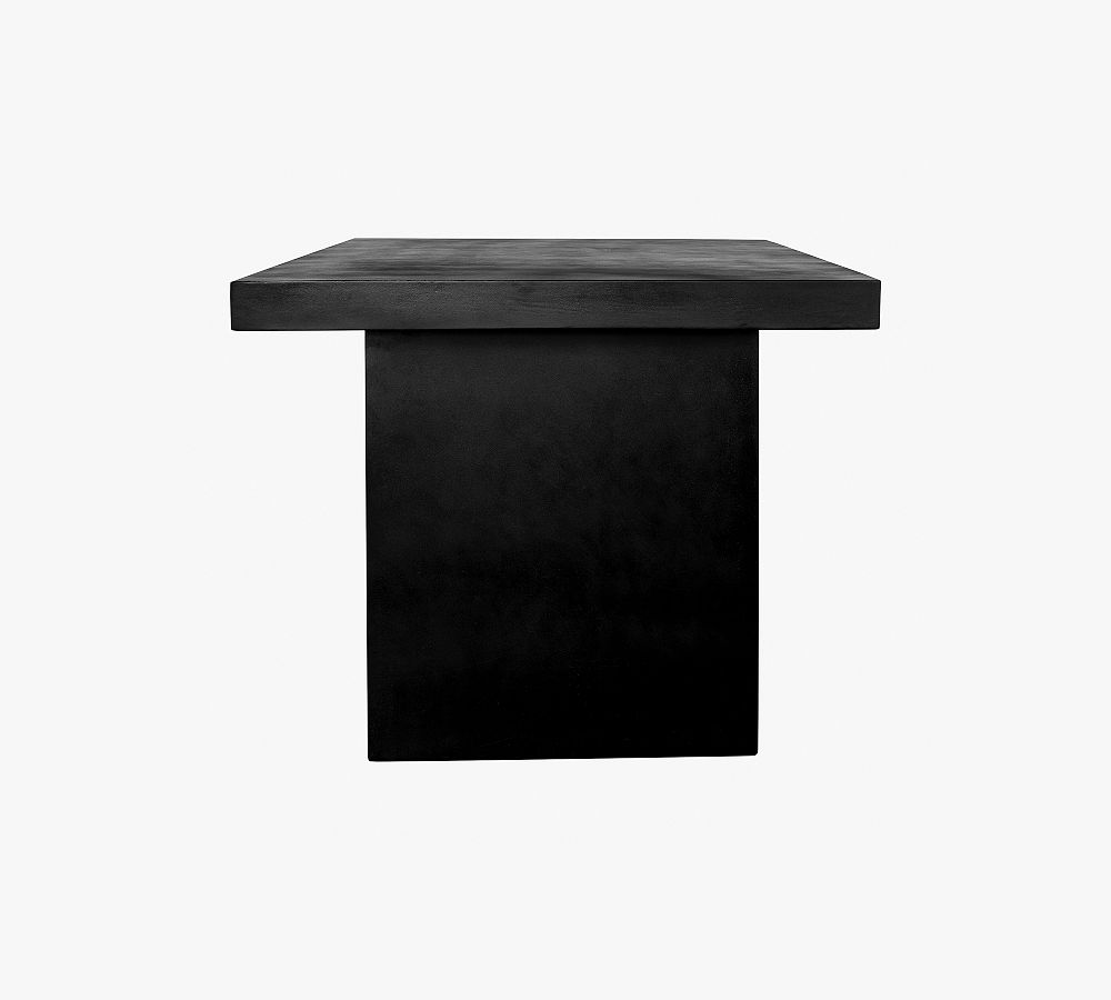 Adonis Rectangular Concrete Outdoor Dining Table Pottery Barn